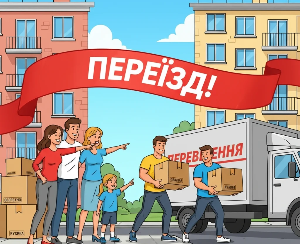 День переїзду — як організувати транспортування речей без стресу